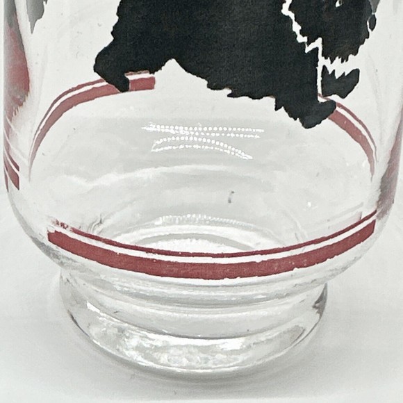 1 vintage Scottish Terrier Juice Glass 3in tall replacement glass - Picture 4 of 7